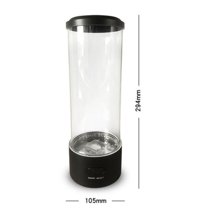 Cylindrical LED Simulation Jellyfish Light USB Powered Colorful Jellyfish Atmosphere Light, 10.5 x 10.5 x 29.4cm