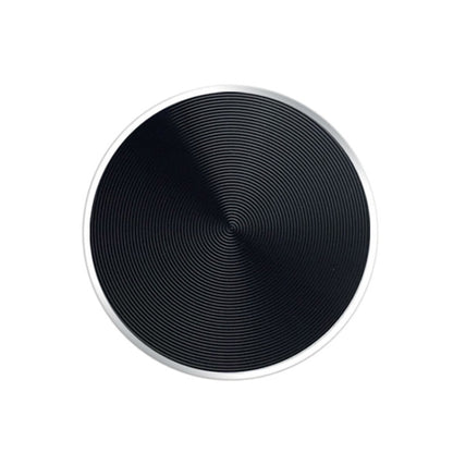 10 PCS CD Texture Aluminum Alloy Magnetic Sheet Magnetic Patch Set For Car Phone Holder, With Alcohol Cotton Sheet And Protective Film, Black, Silver, Tyrant Gold, Rose Gold