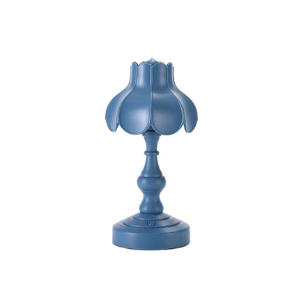 Retro Charging Table Lamp Bedroom Bed LED Eye Protection Light, LD05 Lotus Gray Green, LD05 Lotus Rose Red, LD05 Lotus Light Green, LD05 Lotus White, LD05 Lotus Pink, LD05 Lotus Light Blue, LD05 Lotus Yellow, LD05 Lotus Gray Blue                       ...