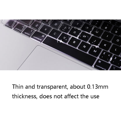 0.13mm Transparent TPU Laptop Keyboard Protective Film, For MacBook Air 11.6 inch A1370 & A1465, For MacBook Retina 12 inch A1534, For MacBook Pro 13.3 inch A1708 (without Touch Bar), For MacBook Air 13.3 inch A1369 & A1466                             ...