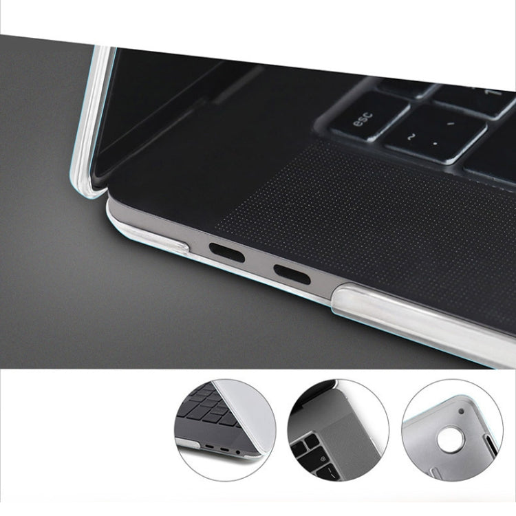 PC Crystal Transparent Laptop Protective Case, For MacBook Retina 12 inch A1534, For MacBook Pro 13.3 inch A1706 & A1989 & A2159 (with Touch Bar), For MacBook Pro 13.3 inch A1708 (with Touch Bar), For MacBook Air 13.3 inch A1932 (2018)                 ...
