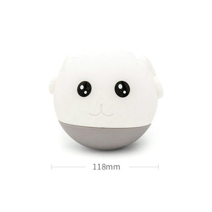 ZD-26 Silicone Children With Sleep Pat Night Light, ZD-26 Goat Colorful, ZD-26 Goat Warm Light