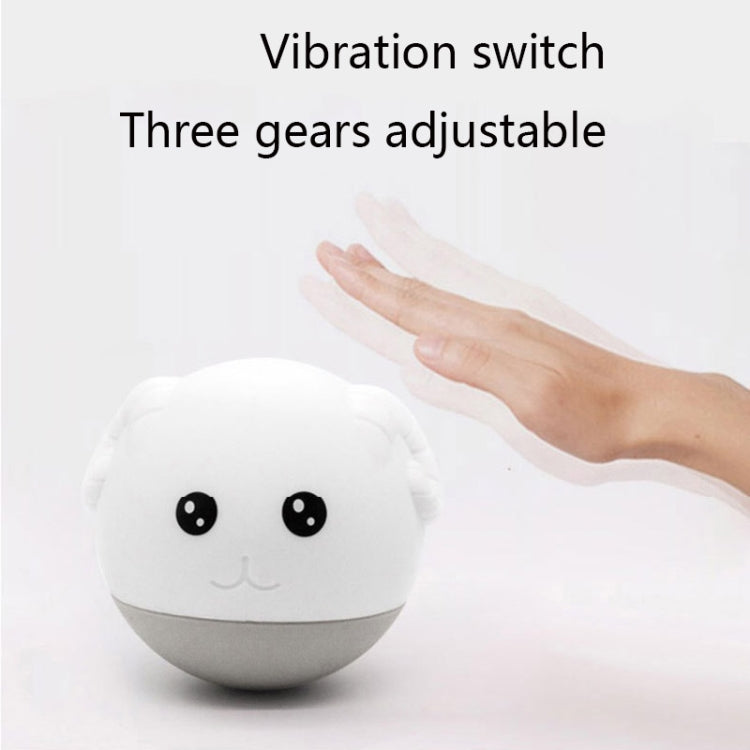 ZD-26 Silicone Children With Sleep Pat Night Light, ZD-26 Goat Colorful, ZD-26 Goat Warm Light