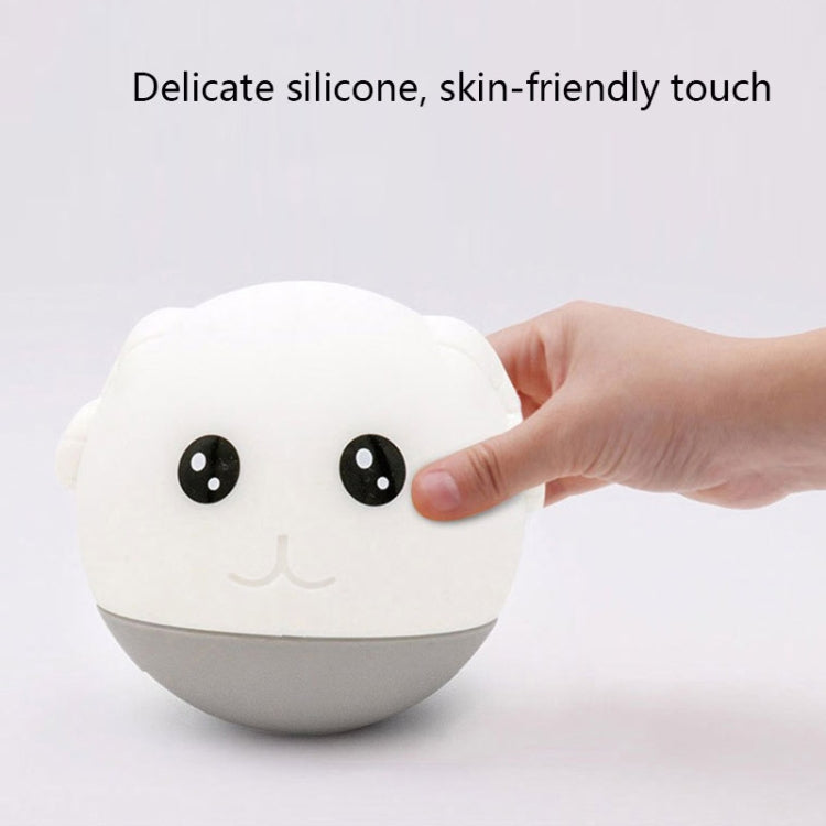 ZD-26 Silicone Children With Sleep Pat Night Light, ZD-26 Goat Colorful, ZD-26 Goat Warm Light
