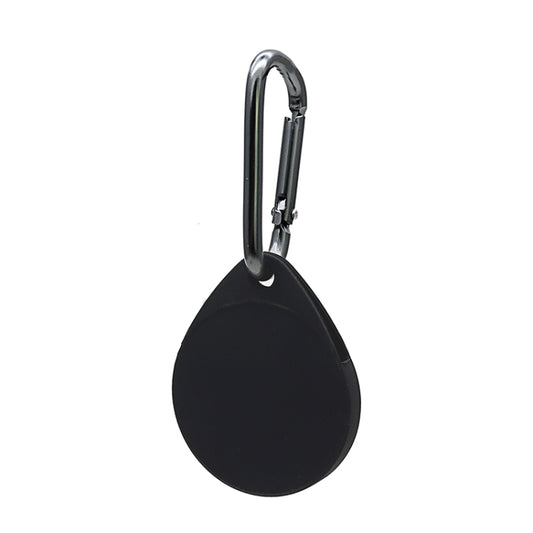 2 PCS Drop Shape  Shockproof Anti-scratch Silicone Protective Case with Carabiner for AirTag 2nd Gen / AirTag 1st Gen