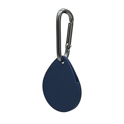 2 PCS Drop Shape  Shockproof Anti-scratch Silicone Protective Case with Carabiner for AirTag 2nd Gen / AirTag 1st Gen