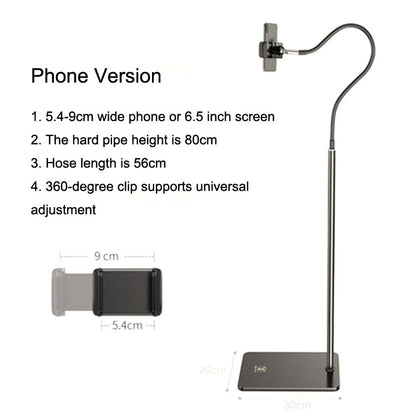 SSKY L6 Bedside Sofa Live Landing Phone Tablet Computer Bracket, Style:, L6 Phone Version (Black), L6 Base Heavy Version (White), L6 Base Heavy Version (Black), L6 Base Heavy Telescopic Version (Black), L6 Experience Version (White)                    ...