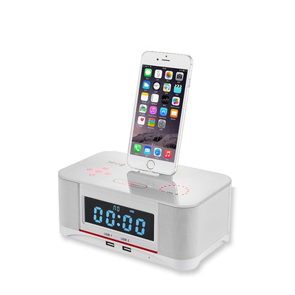 A8 Charging Base Audio NFC Bluetooth Speaker Alarm Clock, US Plug, EU Plug, UK Plug