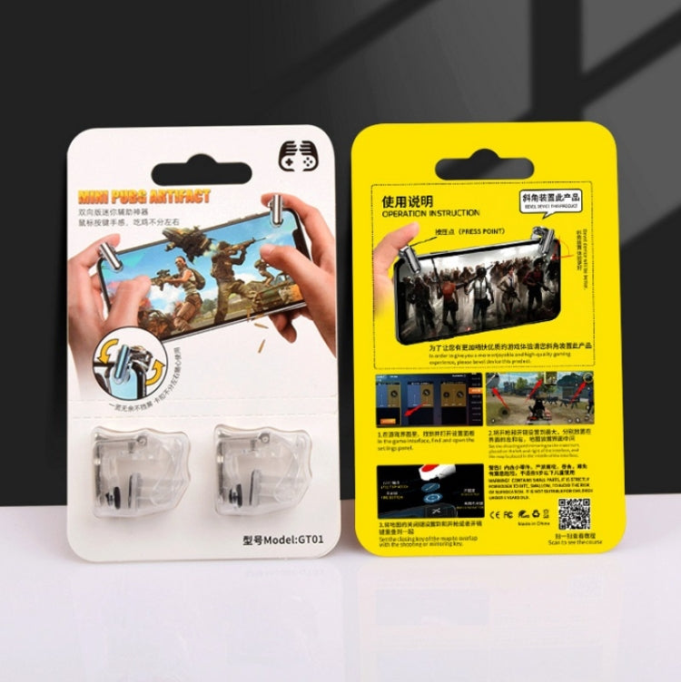 4 Paris GT01 Mini Auxiliary Shooting Gamepad with Alloy Mechanical Feel Buttons, GT01