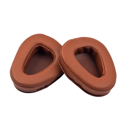 1 Pairs Headphone Sponge Leather Earmuffs For Skullcandy Aviator 2, Black, Brown