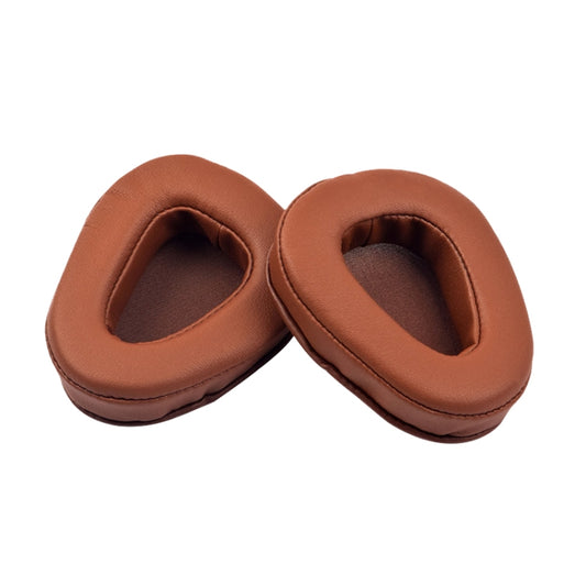 1 Pairs Headphone Sponge Leather Earmuffs For Skullcandy Aviator 2, Black, Brown
