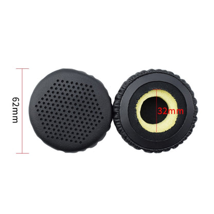 2 PCS Headphones Leather Earmuffs For Edifier W570BT / W670BT, Black, Silver Gray