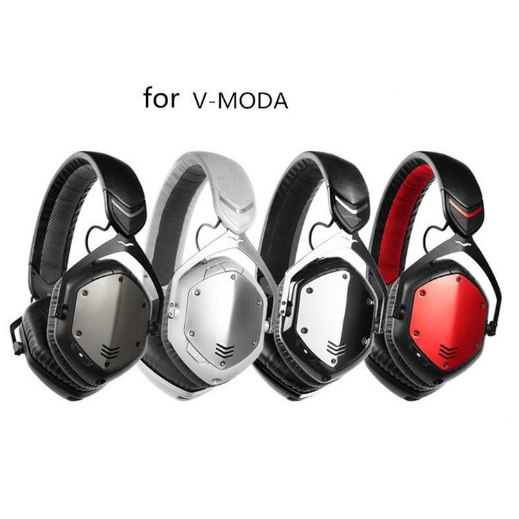 2 PCS Suitable for V-Moda LP/M100/LP2 Headest Sponge Cover Earmuffs, Gray Gray Net, Black Black Net, Black Red Net, Black Large Inner Diameter