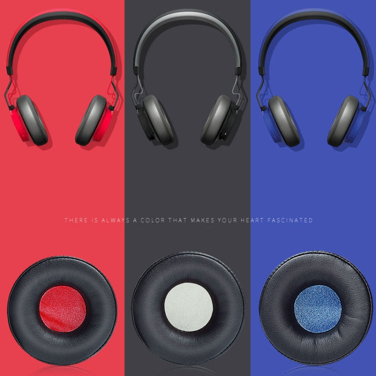 2 PCS Headphone Sponge Cover Headphone Leather Cover For Jabra Revo Wireless, Colour: Black Black Net, Black Black Net, Black Red Net, Black Blue Net, White White Net, Black Gray Net