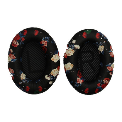 2 PCS Headset Sponge Cover For BOSE QC15 / QC2 / QC25 / AE2 / AE2i, Print Color + Blue LR, White + Blue LR, Print Color + Black, Black + Black, White + Black, Print Color + Gray, Khaki  + Gray, Coffee  + Gray, White  + Gray, Gray  + Gray               ...