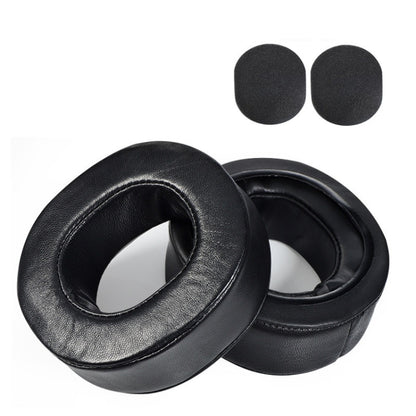2 PCS Earmuffs Sponge Cover For Sony MDR-DS7500 / RF7500, Style:, Thickened Protein Skin With Cotton Pads, Thickened Lambskin With Cotton Pads, Original Protein Skin, Original Lambskin