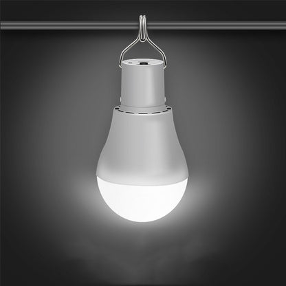 LED Solar Bulb USB Portable Outdoor Emergency Light Bulb Camping Lighting