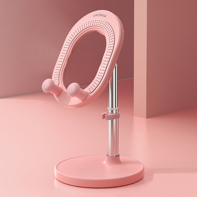 OATSBASF Live Telescopic Desktop Radiator Compact Portable Cooling Phone Holder, Standard:, Bracket White, Bracket Pink, Bracket Green, Radiator Pink, Radiator Green