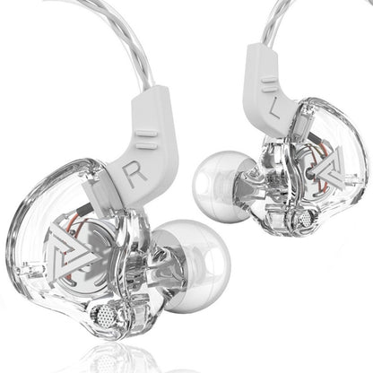 QKZ AK6 2 PCS  In-Ear 3.5mm Wired Subwoofer Sports Earphones, 2 PCS, 2 Pair