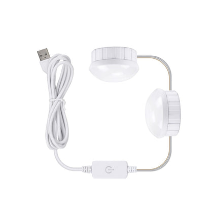 Cosmetic Room Bathroom Mirror Front Light USB Three-Color Dimming Light, 2 LEDs, 6 LEDs, 10 LEDs, 14 LEDs