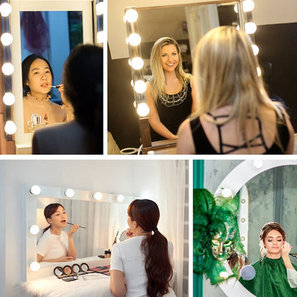 Cosmetic Room Bathroom Mirror Front Light USB Three-Color Dimming Light, 2 LEDs, 6 LEDs, 10 LEDs, 14 LEDs