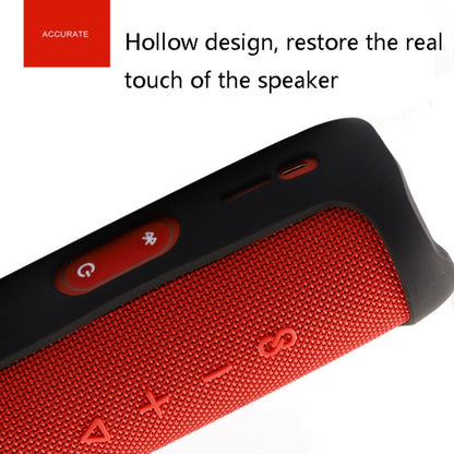 JBA-F5 Bluetooth Speaker Case Environmentally Friendly Silicone Protective Shell for JBL Flip 5, Black, Red, Navy Blue