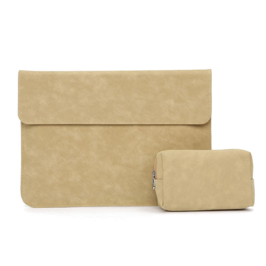 Horizontal Matte PU Laptop Bag, For Macbook 11 Inch A1465/A1370, For Macbook 12 Inch A1534, For Macbook Air/ Pro 13.3 Inch A1466/A1369/A1502/A1425, For Macbook Air/ Pro 13 Inch A2337/A1989/A2179/A2338/A1708, For Macbook Pro 15.4 Inch A1707/A1990