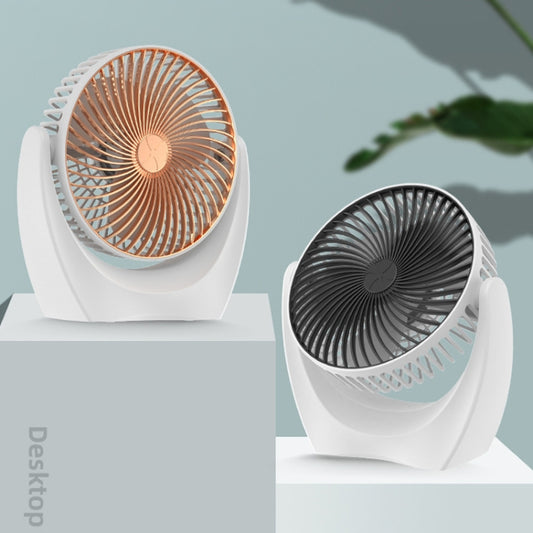 USB Desktop Fan Mini Home Dormitory Portable Fan, 6 Inch (White), 6 Inch (Black), U Type (Black), U Type (Gold)