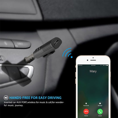 3.5mm Lavalier Bluetooth Audio Receiver with Metal Adapter, H-139 White, H-139 Green, H-139 Black, H-139 Blue, H-139 Red