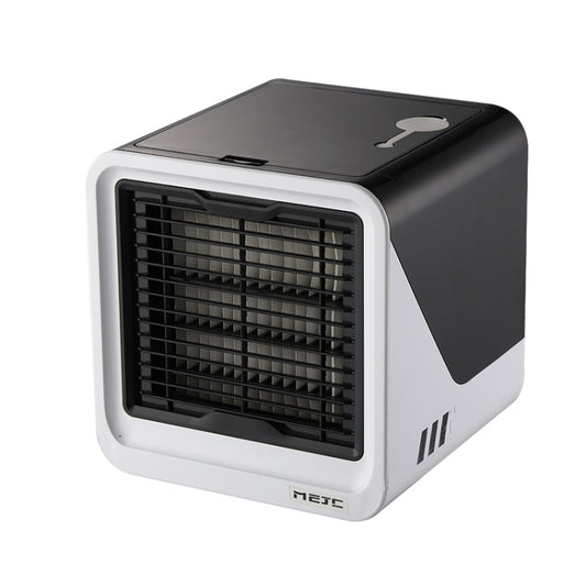 MG -191 Mini Air Cooler Home Dormitory Office Air Conditioning Fan Portable Small Desktop USB Fan, Classic Black, Sky Blue