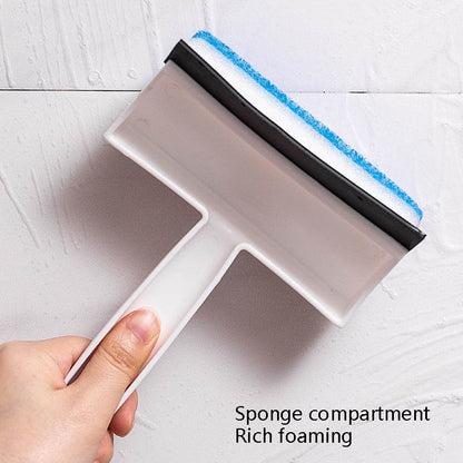 2 In 1 Window Glass Cleaning Brush Dust Collecting Window Brush Cleaning Wiper