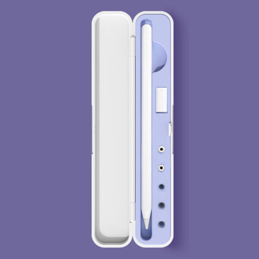 Silicone Stylus Protection Storage Box Box For Apple Pencil 1 / 2 , Specification:, 8mm (Graphite Black), 8mm (Clove Purple), 8mm (Dark Night Green), 8mm (Glacier Blue), 10mm (Graphite Black), 10mm (Clove Purple), 10mm (Dark Night Green)               ...