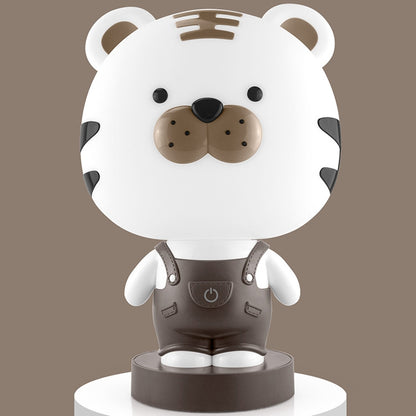 3W Cartoon Crown Pet USB Touch Control Night Light, Rabbit Pink, Rabbit Gray, Rabbit Light Blue, Bear Pink, Bear Gray, Bear Coffee, Cow Pink, Cow Coffee, Cow Green, Tiger Pink, Tiger Coffee, Tiger Green