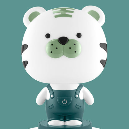 3W Cartoon Crown Pet USB Touch Control Night Light, Rabbit Pink, Rabbit Gray, Rabbit Light Blue, Bear Pink, Bear Gray, Bear Coffee, Cow Pink, Cow Coffee, Cow Green, Tiger Pink, Tiger Coffee, Tiger Green