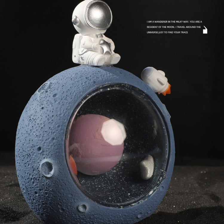 W1153 Resin Planet Night Light Home Decorations, Style:, Silver Star, Kitten Astronaut, Bear Astronaut