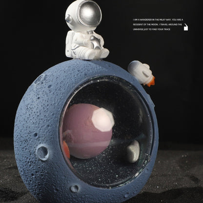 W1153 Resin Planet Night Light Home Decorations, Style:, Silver Star, Kitten Astronaut, Bear Astronaut