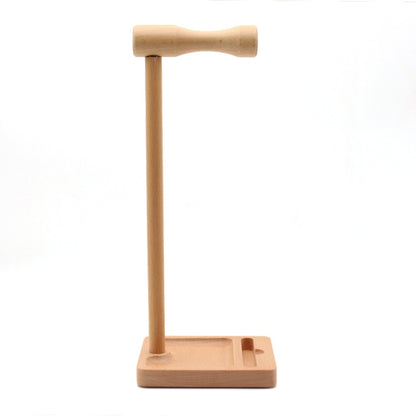 AM-EJZJ001 Desktop Solid Wood Headset Display Stand, Style:, A, B, C, D, E, F
