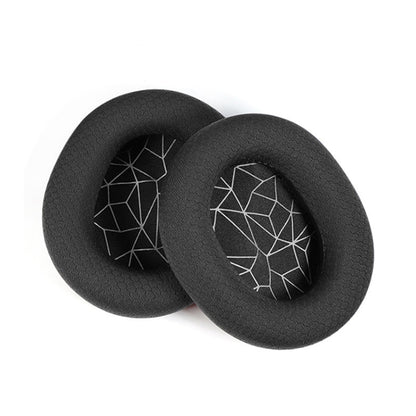 2pcs Sponge Headset Pad for Steelseries Arctis Pro / Arctis 3 / 5 / 7(Black Grey Leather), TBD0601869701B, TBD0601869701C, TBD0601869701D, TBD0601869701E, TBD0601869701F, TBD0601869701G, TBD0601869701H, TBD0601869701J, TBD0601869701A