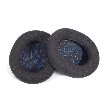 2pcs Sponge Headset Pad for Steelseries Arctis Pro / Arctis 3 / 5 / 7(Black Grey Leather), TBD0601869701B, TBD0601869701C, TBD0601869701D, TBD0601869701E, TBD0601869701F, TBD0601869701G, TBD0601869701H, TBD0601869701J, TBD0601869701A