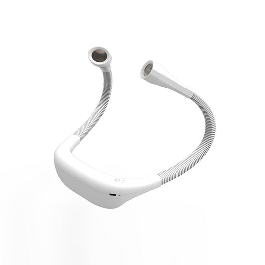 Hanging Neck Lamp Student Eye Protection Led Reading Lamp USB Rechargeable Book Lamp, White, Black