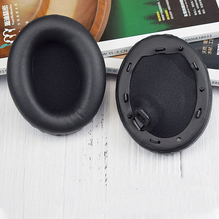 2pcs PU Leather Earpads For Sony WH-1000XM4, WH-1000XM4(Gray+Buckle), WH-1000XM4(Champagne Gold+Buckle), WH-1000XM4(Blue+Buckle), WH-1000XM4(Black No Buckle), WH-1000XM4(Black+Buckle)