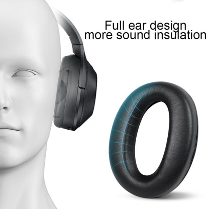 2pcs PU Leather Earpads For Sony WH-1000XM4, WH-1000XM4(Gray+Buckle), WH-1000XM4(Champagne Gold+Buckle), WH-1000XM4(Blue+Buckle), WH-1000XM4(Black No Buckle), WH-1000XM4(Black+Buckle)