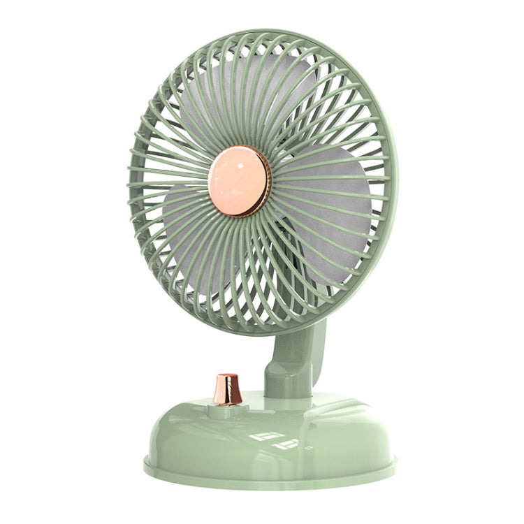 F10 Portable Quiet Desktop Retro Moving Head USB Fan, F10 Bean Green, F10 Milk White