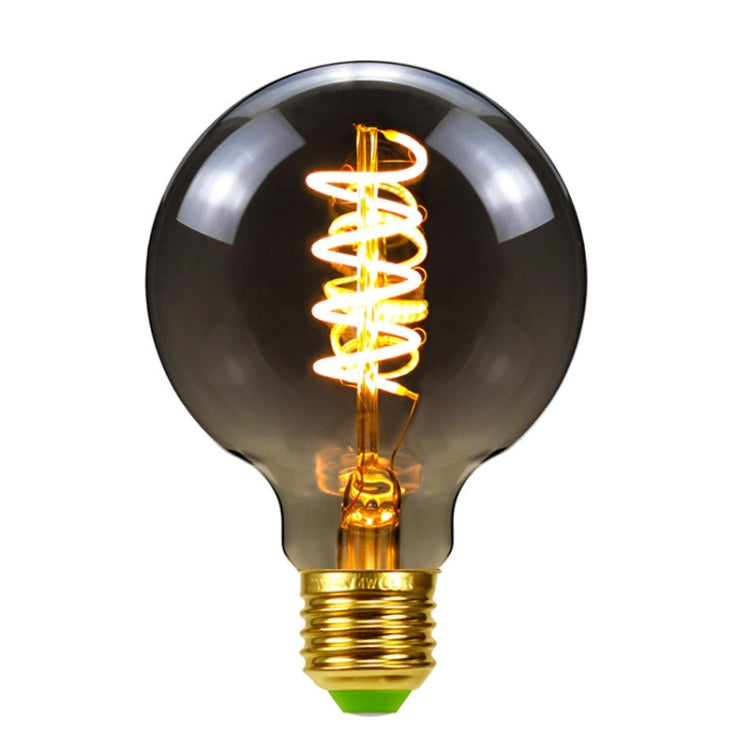 Electroplating Smoke Grey Warm Light LED Bulb Retro Lamp, ST64, G80, G95, G125, A110, T185, T300