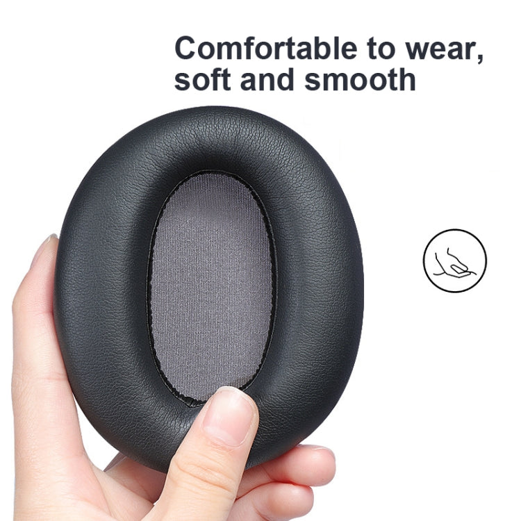 2 PCS Headset Earmuffs Sponge Cover for Edifier W820nb,Style:, Titanium Gray, Khaki, Red, Blue, Black Head Beam, Gray Head Beam, Blue Head Beam, Champagne Head Beam