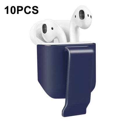 10 PCS Portable Headset Waist Hanging Protective Cover, Suitable For AirPods 2, Waist Hanging Red, Waist Hanging Black, Waist Hanging Navy, Waist Hanging Gray, Waist Hanging White, Waist Hanging Pink