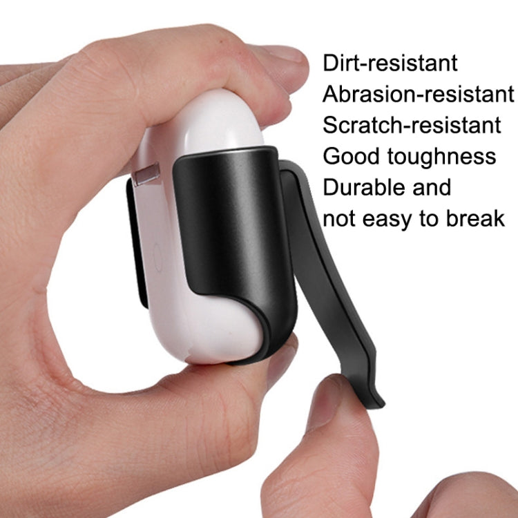10 PCS Portable Headset Waist Hanging Protective Cover, Suitable For AirPods 2, Waist Hanging Red, Waist Hanging Black, Waist Hanging Navy, Waist Hanging Gray, Waist Hanging White, Waist Hanging Pink