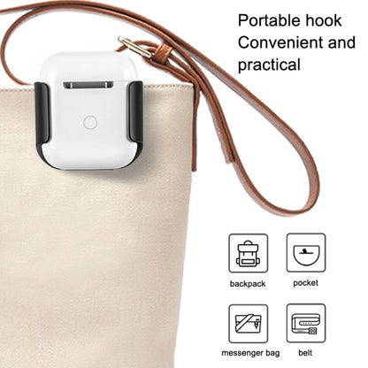 10 PCS Portable Headset Waist Hanging Protective Cover, Suitable For AirPods 2, Waist Hanging Red, Waist Hanging Black, Waist Hanging Navy, Waist Hanging Gray, Waist Hanging White, Waist Hanging Pink
