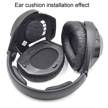 2 PCS Earpad for Sennheiser HDR RS165 RS175 RS185 RS195,Style:, Football Net Earmuff, Frog Leather Earmuff, Velvet Cloth Earmuff, Protein Leather Earmuff, Lambskin Earmuff