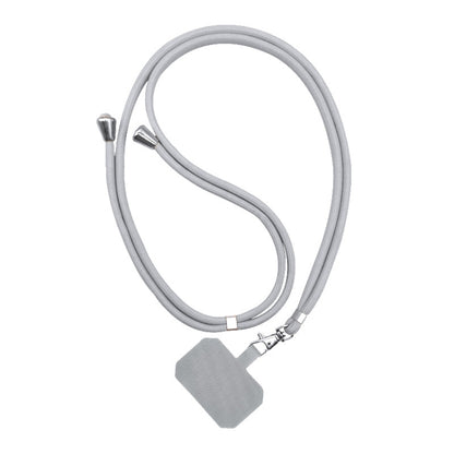 2 PCS Phone Lanyard Adjustable Detachable Neck Cord with Card, Black, Red, Yellow, Sky Blue, Wine Red, Light Gray, Dark Gray, Dark Blue, White
